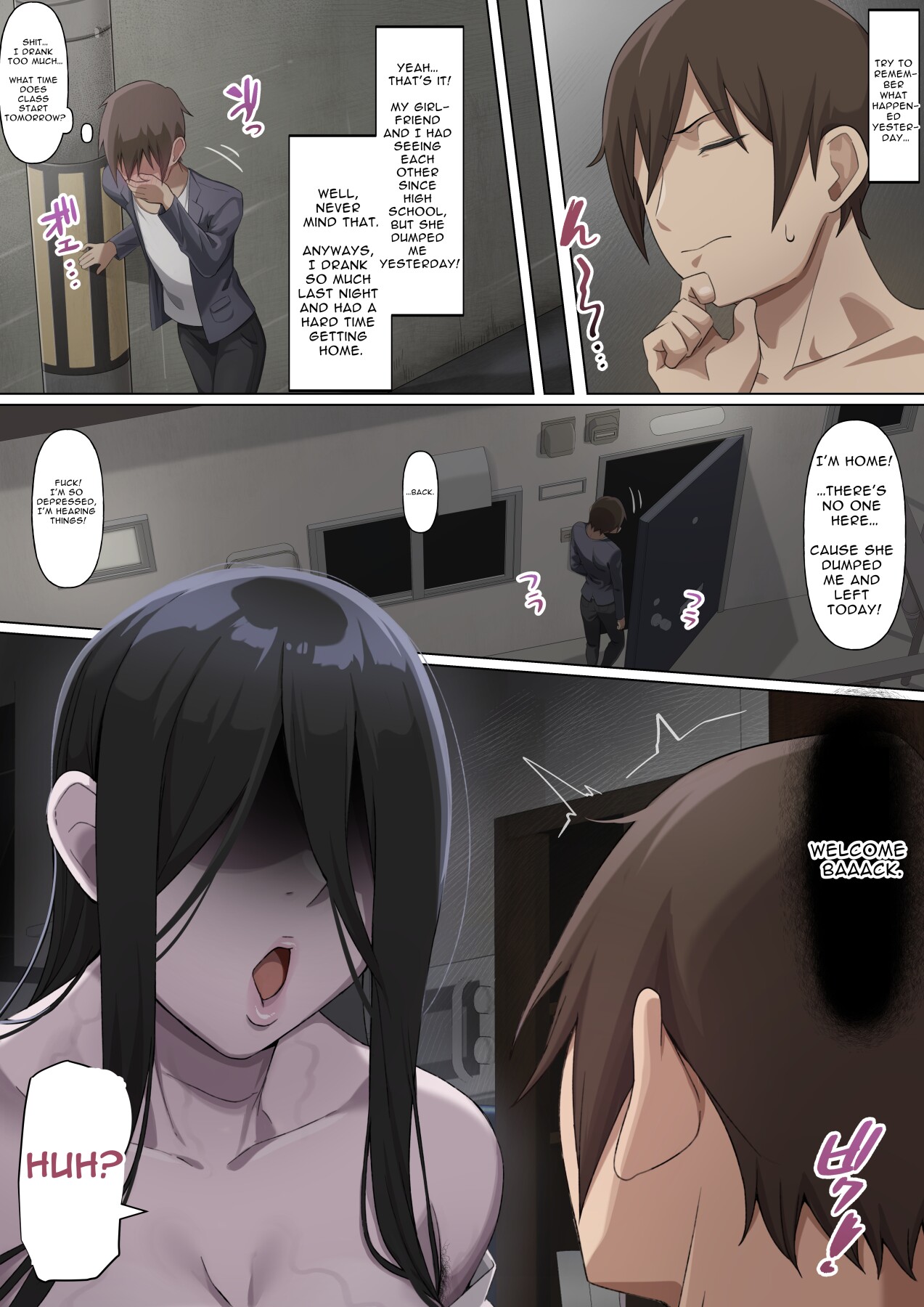 Hentai Manga Comic-I Fell For a Female Ghost-Read-4